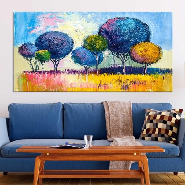 Colorful Tree Canvas Wall Painting