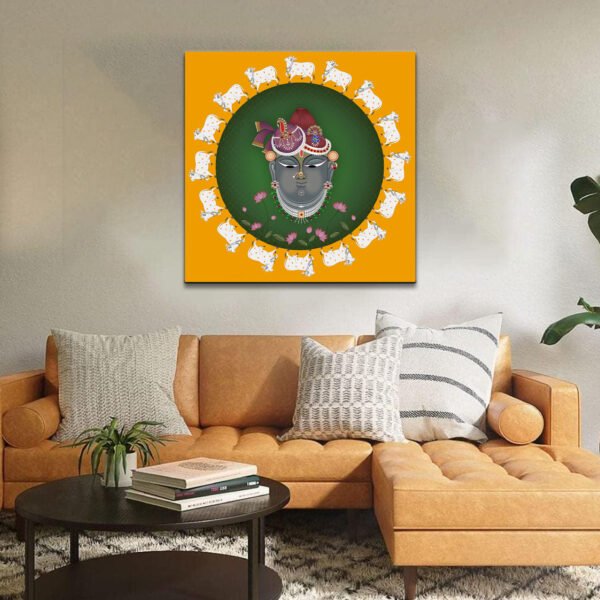 Pichwai Indian Traditional Wall Painting Canvas Wall Painting