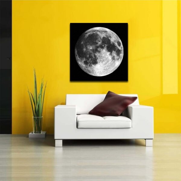 3d Moon Night View Canvas Wall Painting