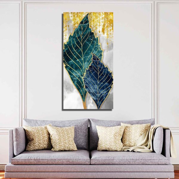Beautiful Shiny Golden Leaves Canvas