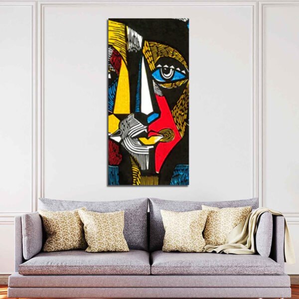 Abstract Faces Canvas
