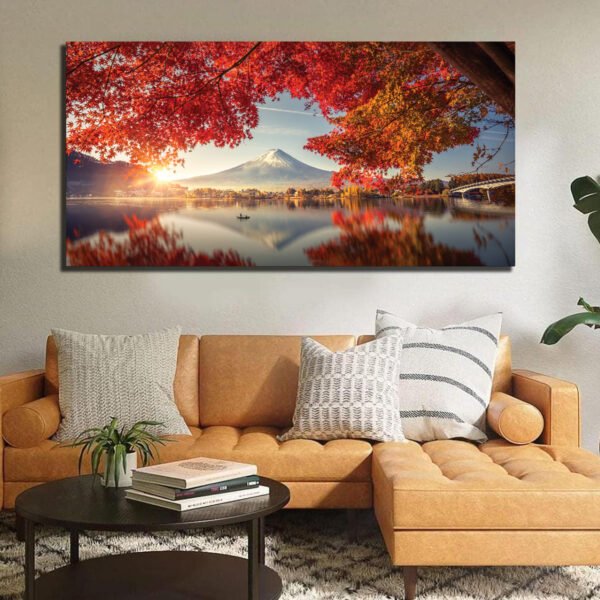 Mount Fuji Canvas Wall Painting