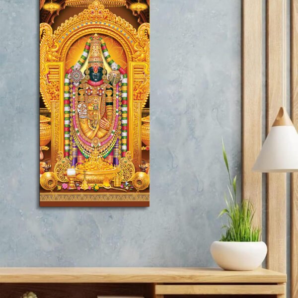 Lord Venkateswara Canvas Wall Painting