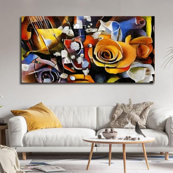 Beautiful Rose Flowers Bouquet Canvas