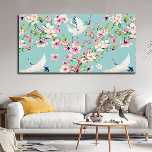 pink cherry blossoms Canvas