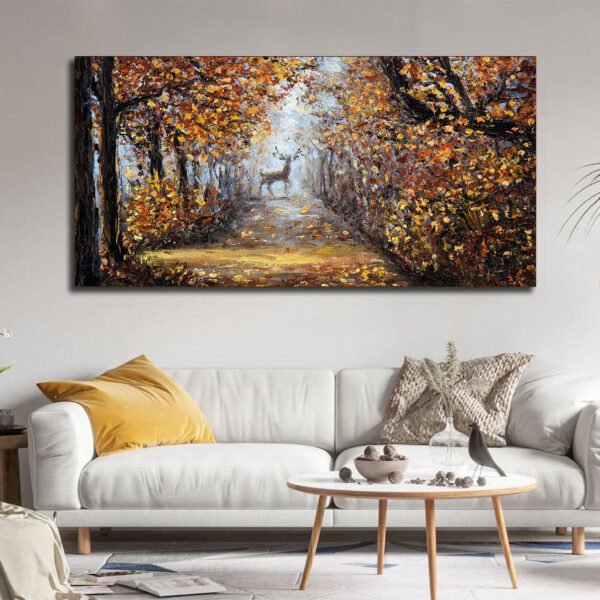 Deer In The Park Canvas