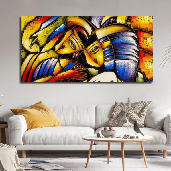 Beautiful Geometric Faces Canvas