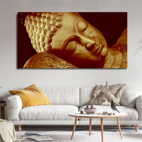 Beautiful Serene Buddha Canvas Wall Painting