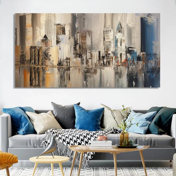 Beautiful abstract cityscape Canvas