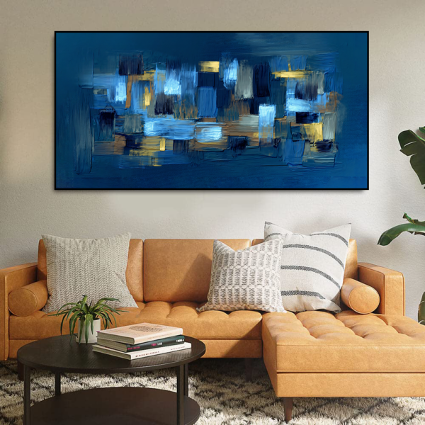 Modern Abstract  Floating Frame canvas wall painting